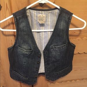 Ralph Lauren jean/denim cropped vest